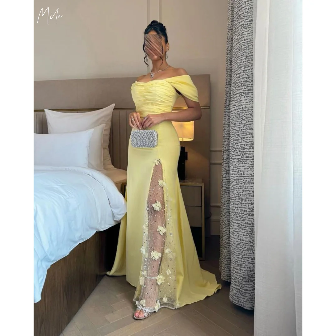Mila Off the Shoulder 3D Flower A-LineНовые платья с высоким разрезом по бокам и кружевом по индивидуальному заказу платья для выпускного вечера длиной до пола
Mila Off the Shoulder 3D Flower A-LineНовые платья с высоким разрезом по бокам и кружевом по индивидуальному заказу платья для выпускного вечера длиной до пола