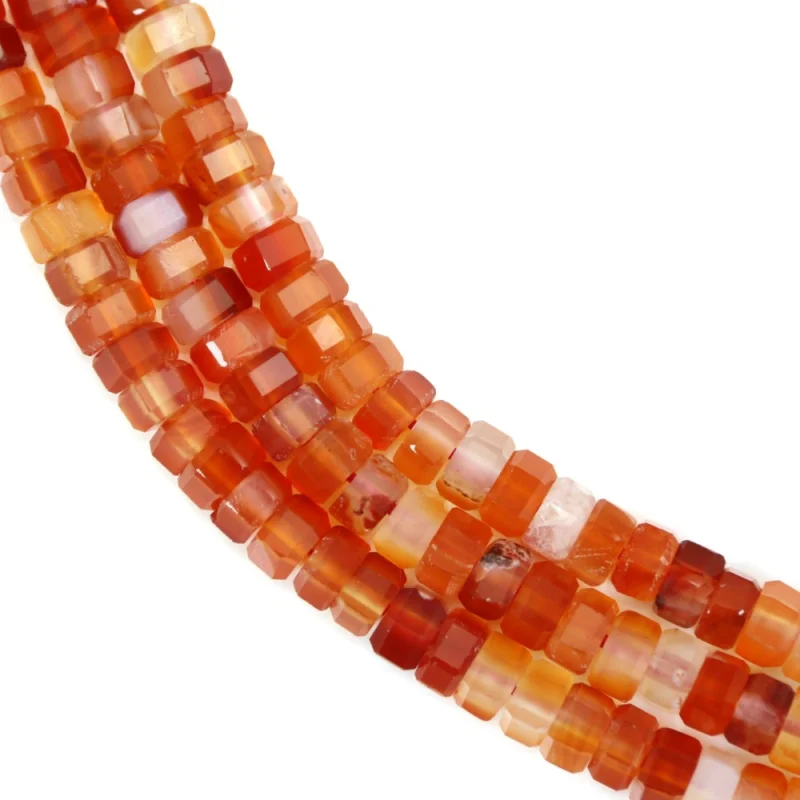 Carnelian Beads Strand Faceted hexagonal 3x6mm Natural Semiprecious Stone For Jewelry Making DIY Bracelet Earrings
Carnelian Beads Strand Faceted hexagonal 3x6mm Natural Semiprecious Stone For Jewelry Making DIY Bracelet Earrings