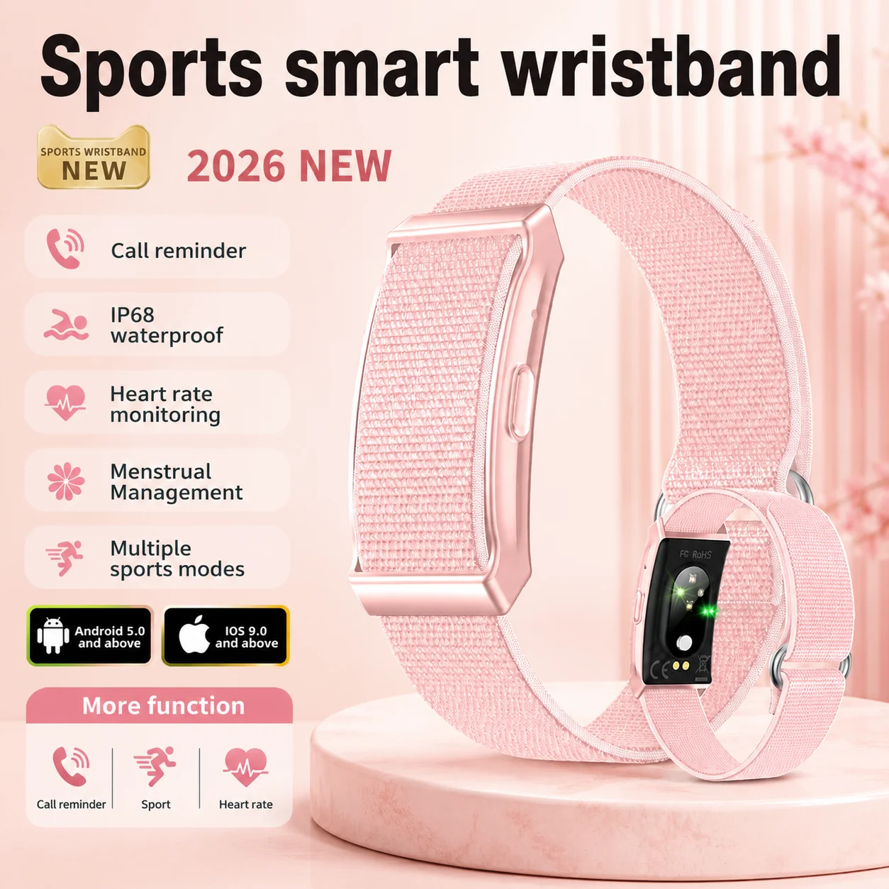 LIGE Fashion Smart Bracelet Sleep Monitoring Multi-Sports Mode 145mAh Battery IP68 Waterproof Multifunctional smartwatch for men
LIGE Fashion Smart Bracelet Sleep Monitoring Multi-Sports Mode 145mAh Battery IP68 Waterproof Multifunctional smartwatch for men