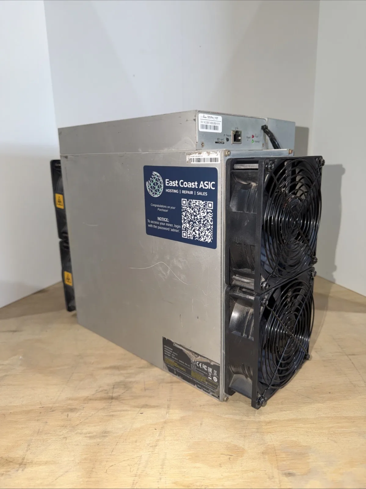 HM BUY 2 GET 1 FREEBitmain Antminer S19 Pro 110TH/s Bitcoin BTC Miner SHA-256 ASIC 3250W w/ PSU
HM BUY 2 GET 1 FREEBitmain Antminer S19 Pro 110TH/s Bitcoin BTC Miner SHA-256 ASIC 3250W w/ PSU
