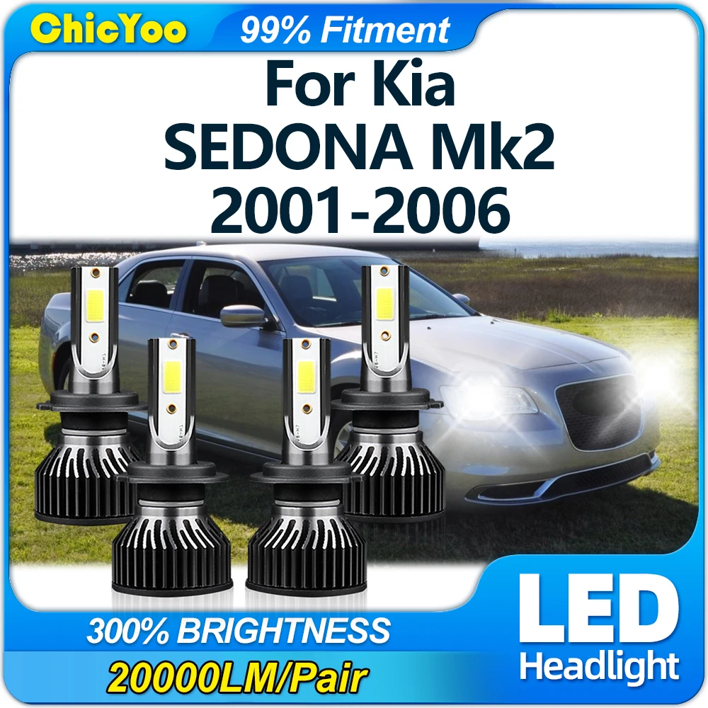 12V LED Headlight 40000LM CSP Chip Auto Lamps Bulb 6000K Turbo Car Front Lights For Kia SEDONA Mk2 2001 2002 2003 2004 2005 2006
12V LED Headlight 40000LM CSP Chip Auto Lamps Bulb 6000K Turbo Car Front Lights For Kia SEDONA Mk2 2001 2002 2003 2004 2005 2006