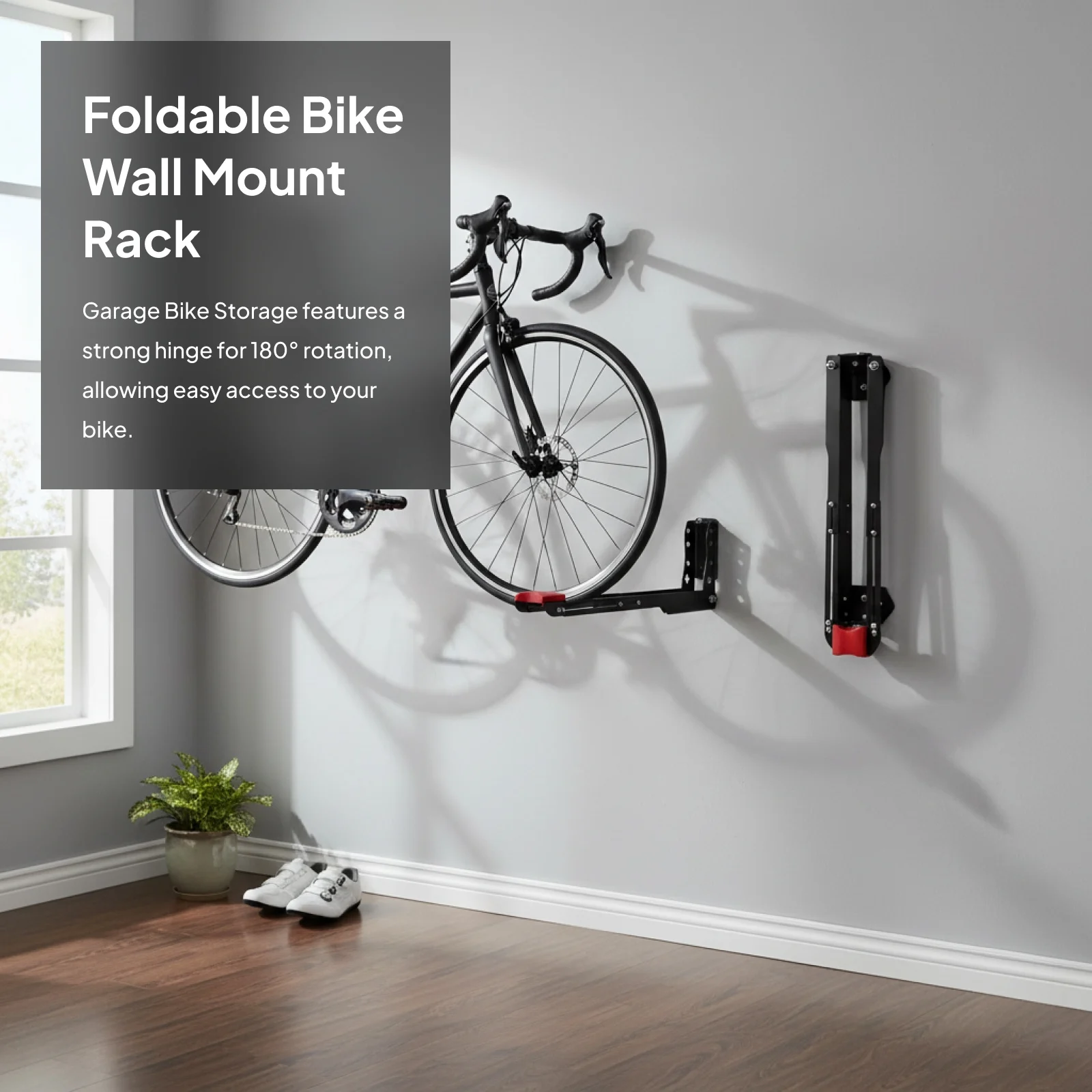 Складная настенная стойка для велосипеда, регулируемый держатель для парковки велосипеда из углеродистой стали, грузоподъемность 30 кг для горных дорожных велосипедов
Складная настенная стойка для велосипеда, регулируемый держатель для парковки велосипеда из углеродистой стали, грузоподъемность 30 кг для горных дорожных велосипедов