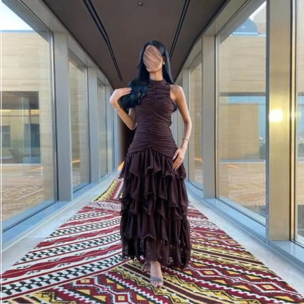 Плиссированные вечерние платья по индивидуальному заказу, длинные платья для выпускного вечера со складками и оборками 2025, свадебное платье без рукавов для женщин, праздничное платье
Плиссированные вечерние платья по индивидуальному заказу, длинные платья для выпускного вечера со складками и оборками 2025, свадебное платье без рукавов для женщин, праздничное платье