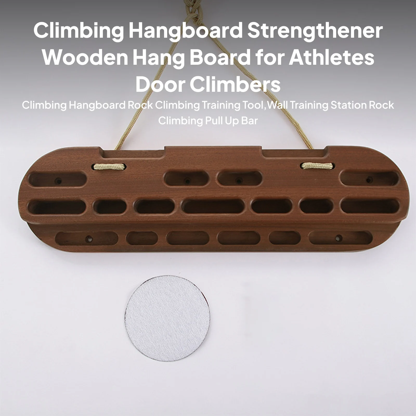 Wood Climbing Hangboard Finger Forearm Strengthener,Door Mount Rock Climbing Training Board Climbers Hand Grip Strength Trainer
Wood Climbing Hangboard Finger Forearm Strengthener,Door Mount Rock Climbing Training Board Climbers Hand Grip Strength Trainer