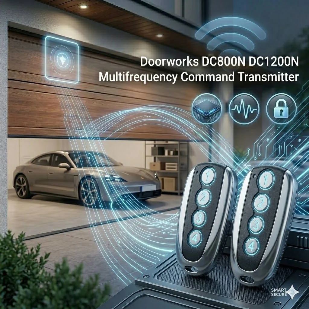 2pcs Doorworks DC800N DC1200N Multifrequency Garage Remote Control Rolling Code Handheld Transmitter
2pcs Doorworks DC800N DC1200N Multifrequency Garage Remote Control Rolling Code Handheld Transmitter 