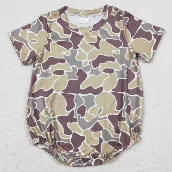 Hot sale short sleeve girls camo Bubble romper boutique clothing RTS Summer Jumpsuit baby clothes boys Romper One-piece Jumpsuit
Hot sale short sleeve girls camo Bubble romper boutique clothing RTS Summer Jumpsuit baby clothes boys Romper One-piece Jumpsuit