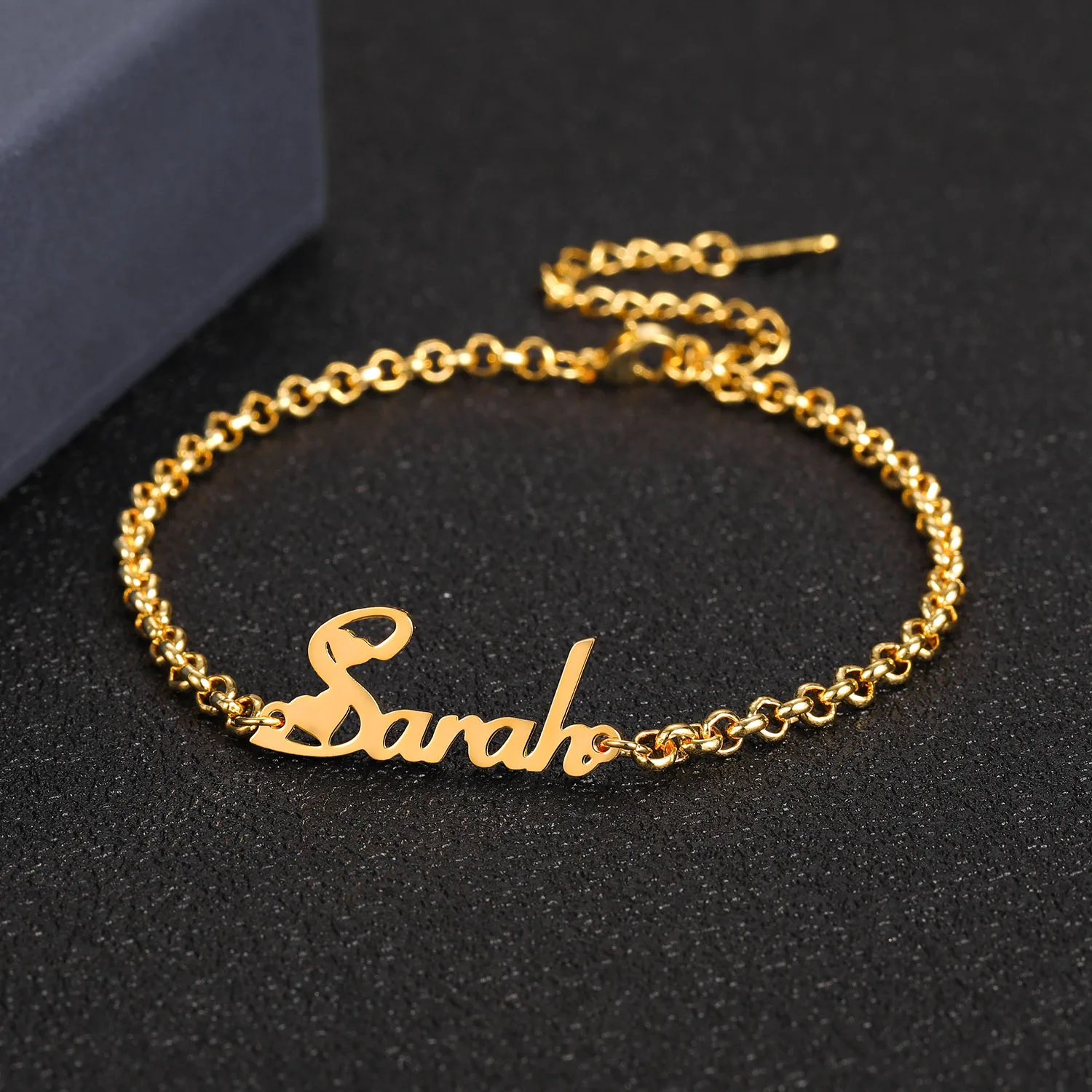 Customized Name Bracelet Stainless Steel Name Bracelet Personalized Text Accessory Fashion Women's Jewelry Unique Birthday Gift
Customized Name Bracelet Stainless Steel Name Bracelet Personalized Text Accessory Fashion Women's Jewelry Unique Birthday Gift