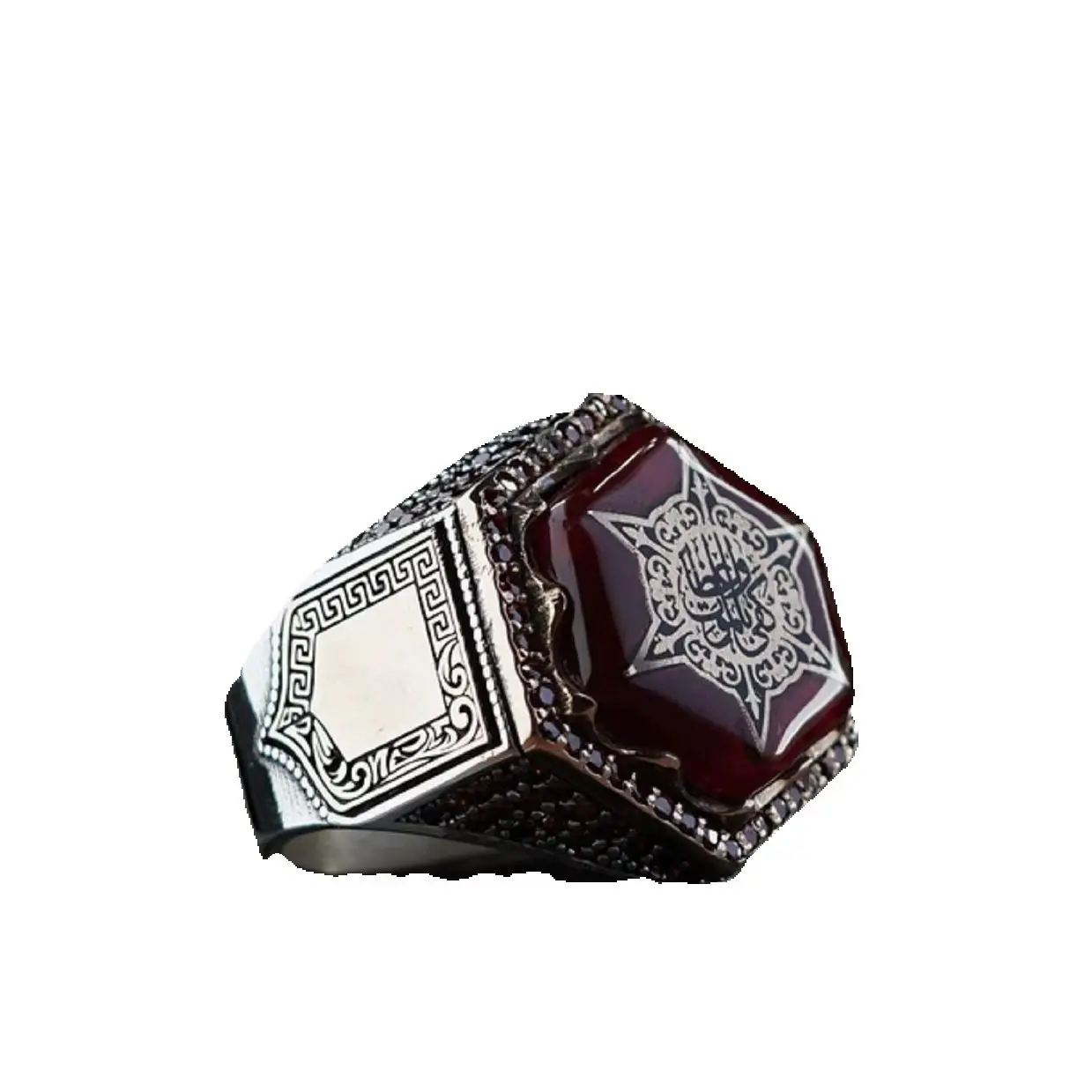 Ottoman Handmade Hexagon Garnet Stone Men's Sterling Silver Ring Summer Jewelry Gift Men's Gift Ring Turkish Handwork Jewelry
Ottoman Handmade Hexagon Garnet Stone Men's Sterling Silver Ring Summer Jewelry Gift Men's Gift Ring Turkish Handwork Jewelry