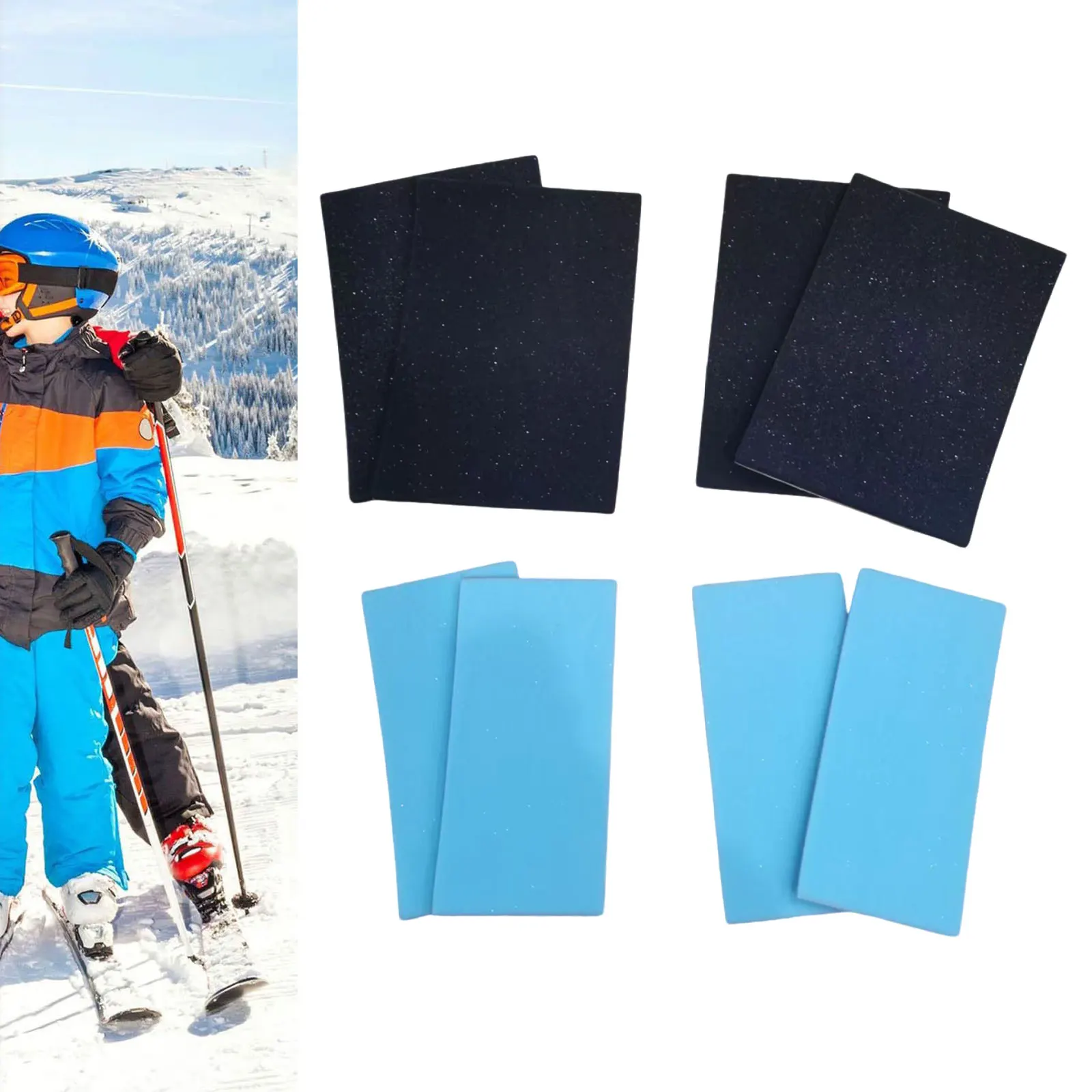 8 Pcs/Set Snowboard Shin Pads for Skiing Snowboarding Ski Shin Guards Foam Pads Protectors
8 Pcs/Set Snowboard Shin Pads for Skiing Snowboarding Ski Shin Guards Foam Pads Protectors