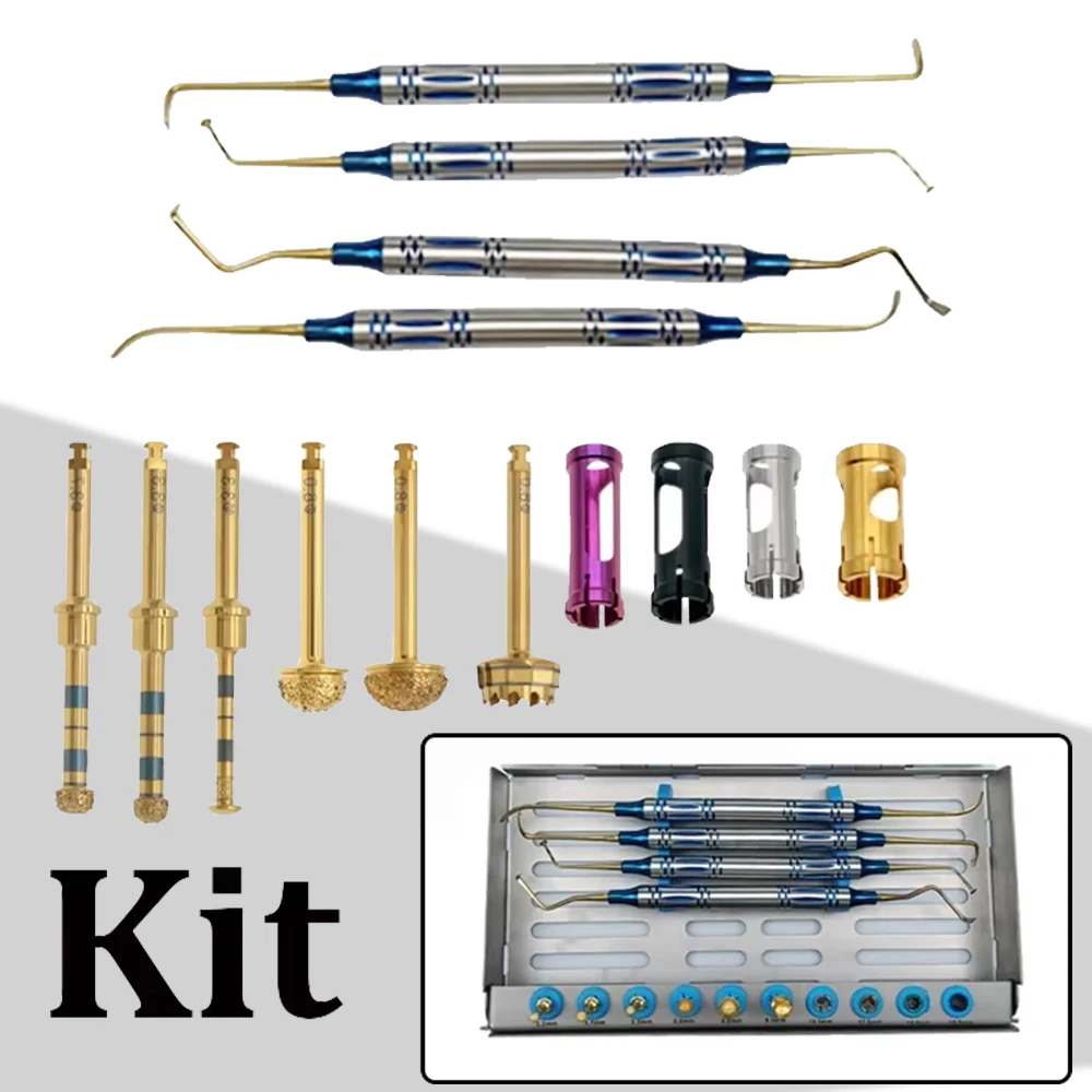 Dental Implant Sinus Lift Kit External Approach Osteotome Elevator Drill Stopper Surgical Instrument Set for Dentist
Dental Implant Sinus Lift Kit External Approach Osteotome Elevator Drill Stopper Surgical Instrument Set for Dentist