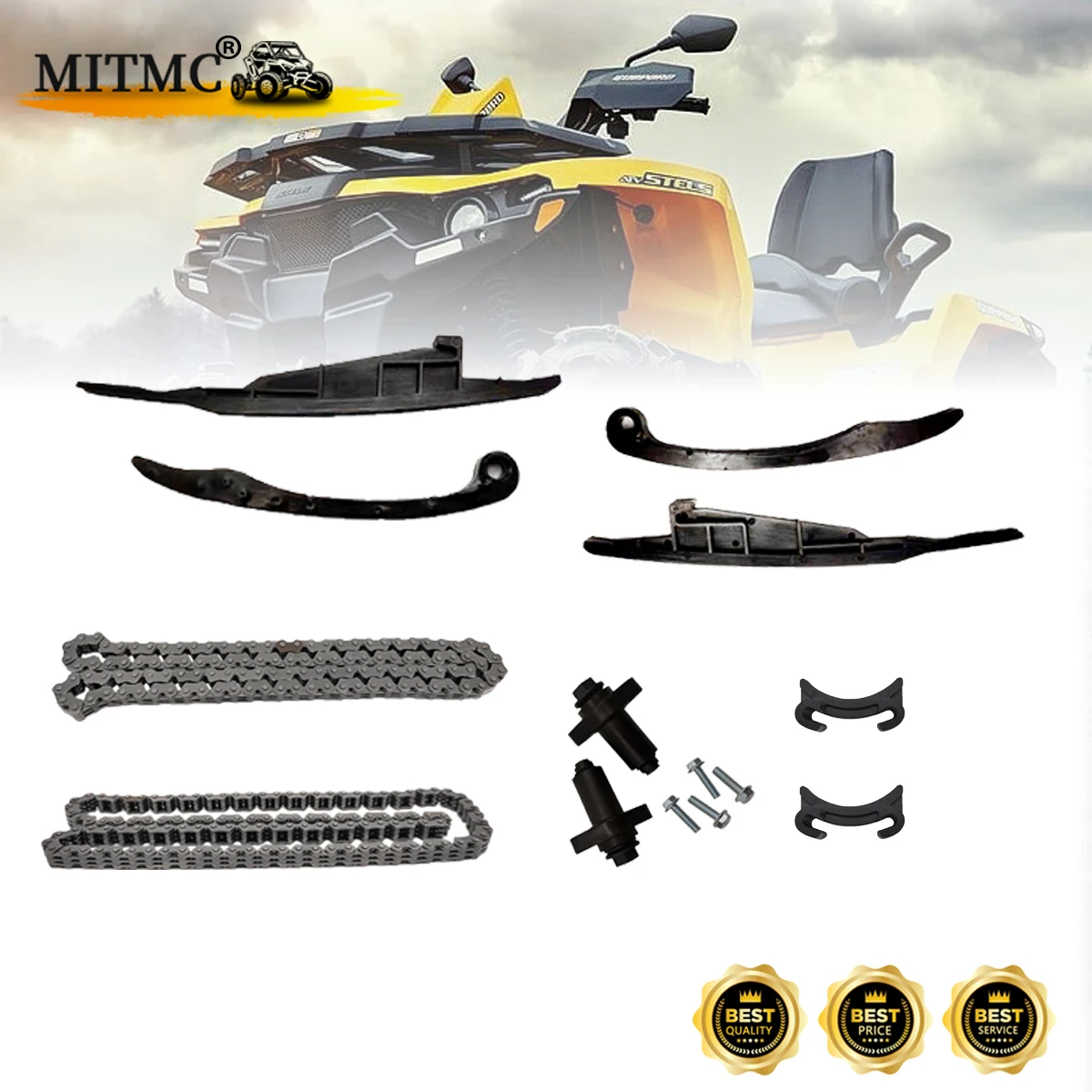 Timing Chain & Guide Tensioner Kit For Stels Guepard 650 800 850 ATV LU049818 LU049819 LU049820 LU057450 LU049822
Timing Chain & Guide Tensioner Kit For Stels Guepard 650 800 850 ATV LU049818 LU049819 LU049820 LU057450 LU049822