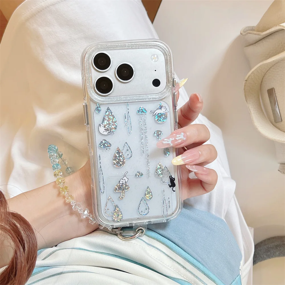 Fashion Glitter Water Drop Cute Kitten Phone case for iPhone 17 16 Pro Max 15 Pro Max 17 Pro 15 Cover INS with Chain Cute Cases
Fashion Glitter Water Drop Cute Kitten Phone case for iPhone 17 16 Pro Max 15 Pro Max 17 Pro 15 Cover INS with Chain Cute Cases