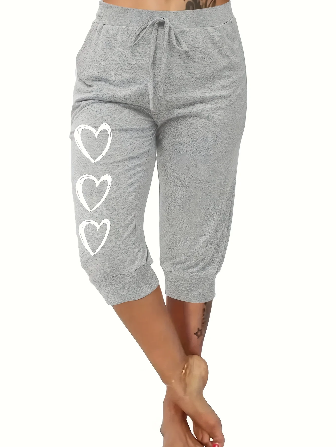 2025 Plus Size Fashion Selection! Gray Drawstring Three - Quarter - Length Athletic Sweatpants (Plus Size). The Elastic Waist Wi
2025 Plus Size Fashion Selection! Gray Drawstring Three - Quarter - Length Athletic Sweatpants (Plus Size). The Elastic Waist Wi