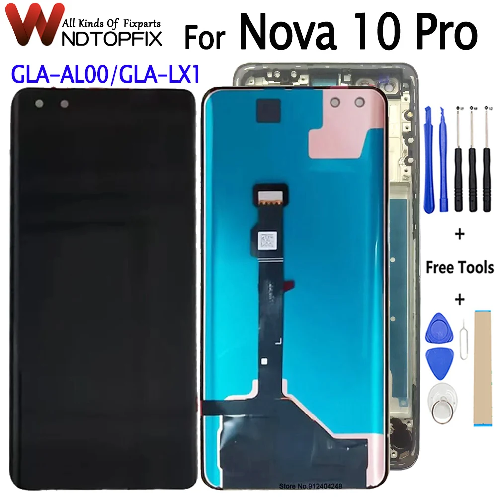 6,78-дюймовый ЖК-дисплей для Huawei Nova 10 Pro, замена сенсорного экрана для Nova 10Pro, дигитайзер ЖК-экрана в сборе с рамкой
6,78-дюймовый ЖК-дисплей для Huawei Nova 10 Pro, замена сенсорного экрана для Nova 10Pro, дигитайзер ЖК-экрана в сборе с рамкой