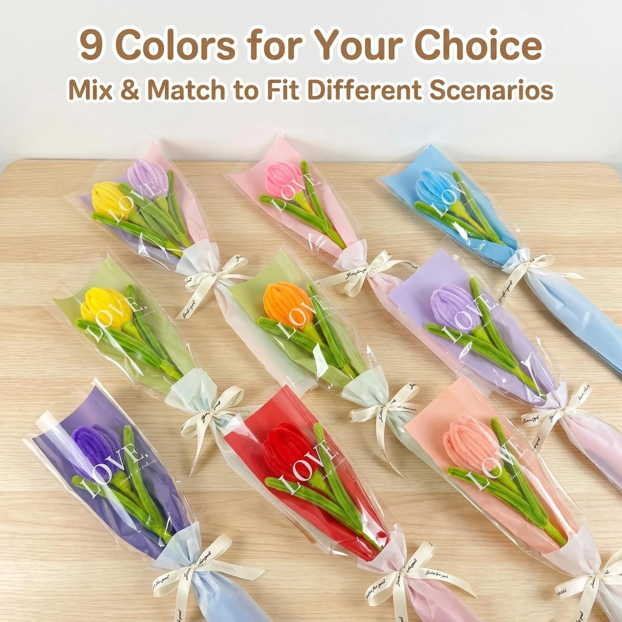 16Pcs Chenille Flowers Handmade for Home Vase Decor - Fuzzy Wire Artificial Bouquet Ready to Use Never Wilt Fake Flowers for Liv
16Pcs Chenille Flowers Handmade for Home Vase Decor - Fuzzy Wire Artificial Bouquet Ready to Use Never Wilt Fake Flowers for Liv