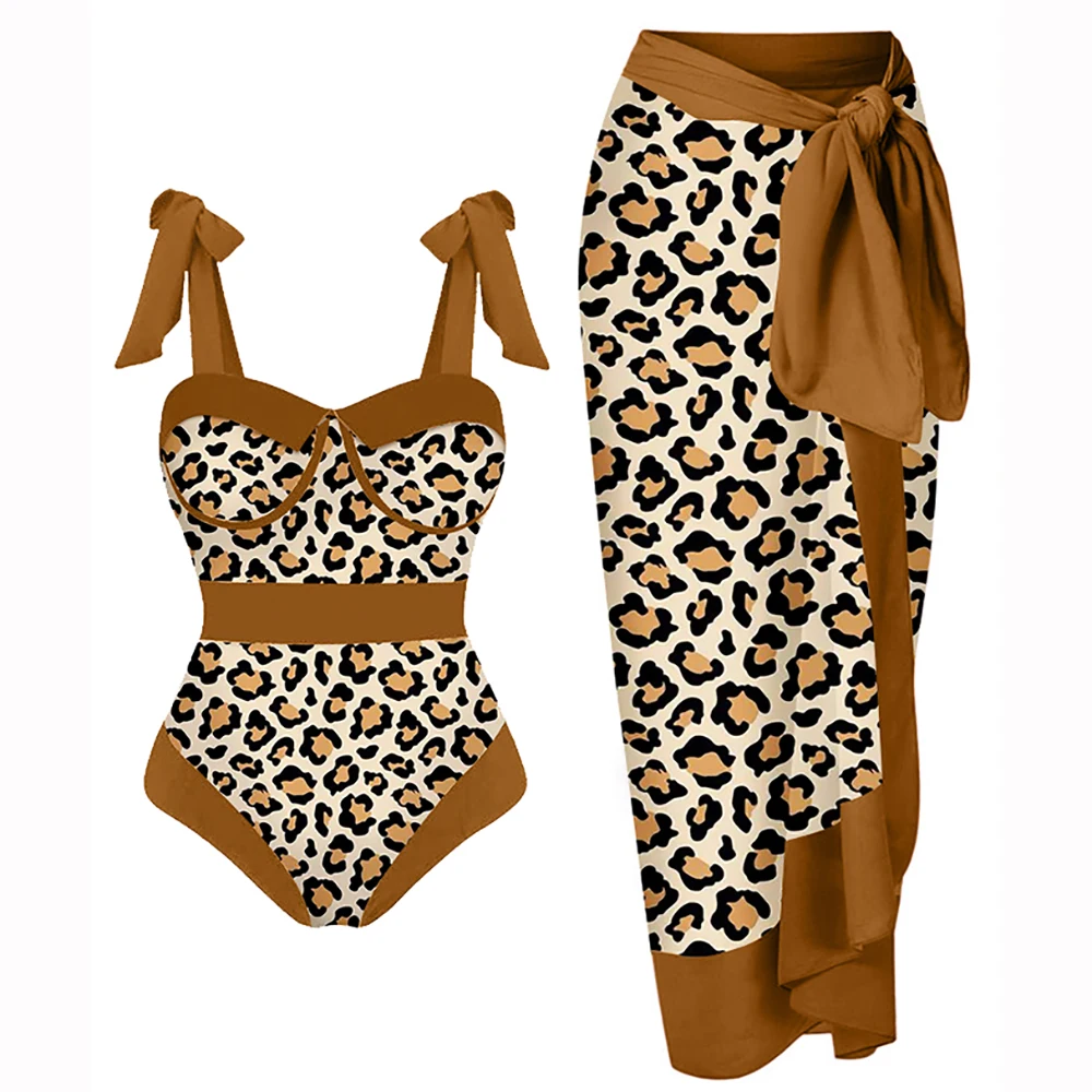 Women One Piece Swimsuit Fashion Leopard Colorblock Print Bikini Sexy Lacing Up Swimming Swimwear Summer Beachwear Backless Slim
Women One Piece Swimsuit Fashion Leopard Colorblock Print Bikini Sexy Lacing Up Swimming Swimwear Summer Beachwear Backless Slim