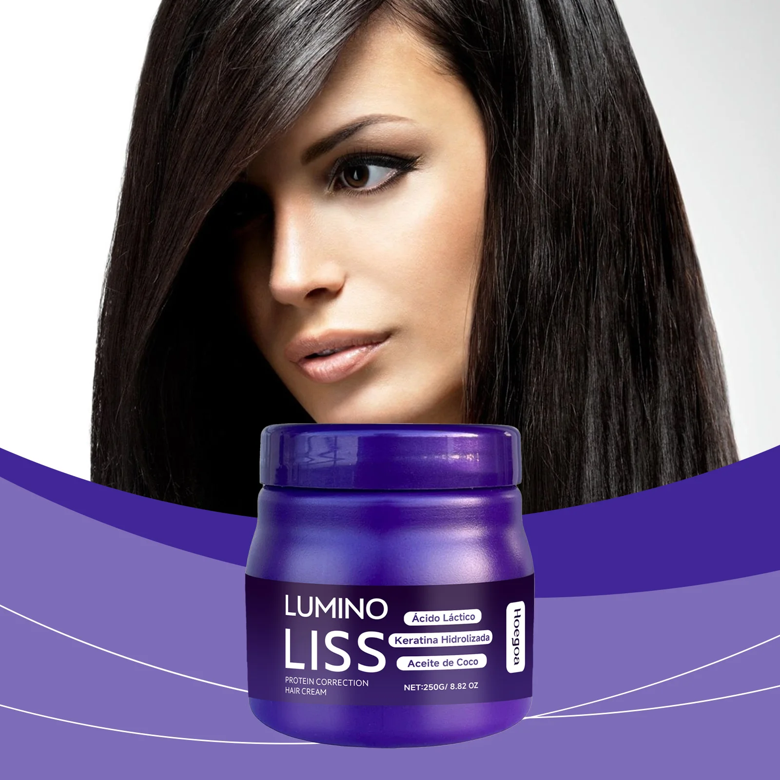 Protein Straightening Cream Smoothing Frizzy Hair Prevent Hair Splitting End Increase Elasticity Nourish Scalp Mild Hair Cream
Protein Straightening Cream Smoothing Frizzy Hair Prevent Hair Splitting End Increase Elasticity Nourish Scalp Mild Hair Cream