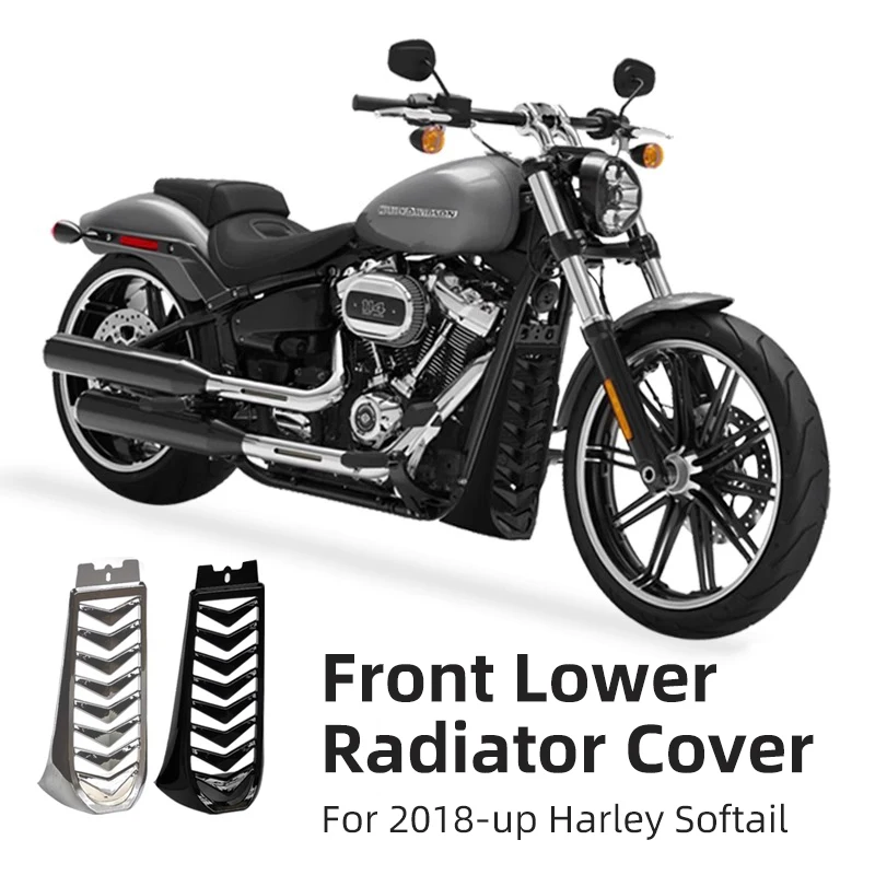 Motorcycle Front Lower Radiator Cover Front Chin Fairing Spoiler Cover for Harley Softail Fat Boy Street Bob Breakout Low Rider
Motorcycle Front Lower Radiator Cover Front Chin Fairing Spoiler Cover for Harley Softail Fat Boy Street Bob Breakout Low Rider