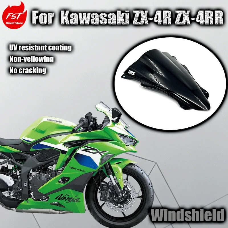 Модифицированное гоночное ветровое стекло для Kawasaki ZX-4R ZX-4RR: увеличенная высота, подходит для мотоциклетного оборудования
Модифицированное гоночное ветровое стекло для Kawasaki ZX-4R ZX-4RR: увеличенная высота, подходит для мотоциклетного оборудования
