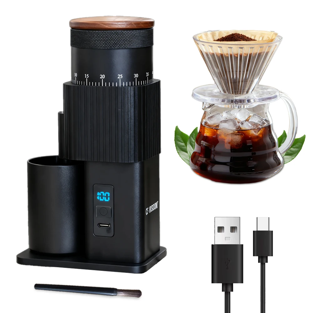 Кофемолка для наливания, кофемолка для кофейных зерен для френч-пресса, электрическая кофемолка в подарок на Рождество на День благодарения
Кофемолка для наливания, кофемолка для кофейных зерен для френч-пресса, электрическая кофемолка в подарок на Рождество на День благодарения