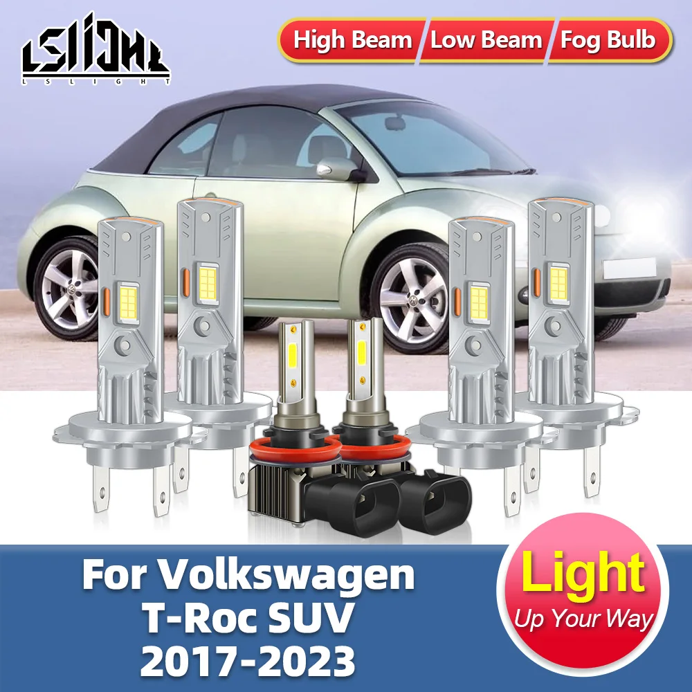 2/6x LED Car Headlight Bulbs 30000LM High Low Beam 6000K Fog Lamp For VW Volkswagen T-Roc SUV 2017 2018 2019 2020 2021 2022 2023
2/6x LED Car Headlight Bulbs 30000LM High Low Beam 6000K Fog Lamp For VW Volkswagen T-Roc SUV 2017 2018 2019 2020 2021 2022 2023
