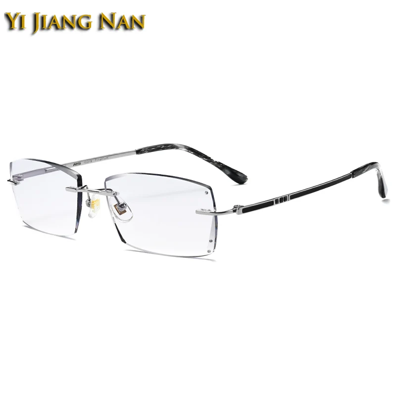 Men Luxury Fashion Titanium Optical Glasses Frame Diamond Trimmed Rimless Tint Color Lens Lightweight Eyeglasses Male Eyewear
Men Luxury Fashion Titanium Optical Glasses Frame Diamond Trimmed Rimless Tint Color Lens Lightweight Eyeglasses Male Eyewear