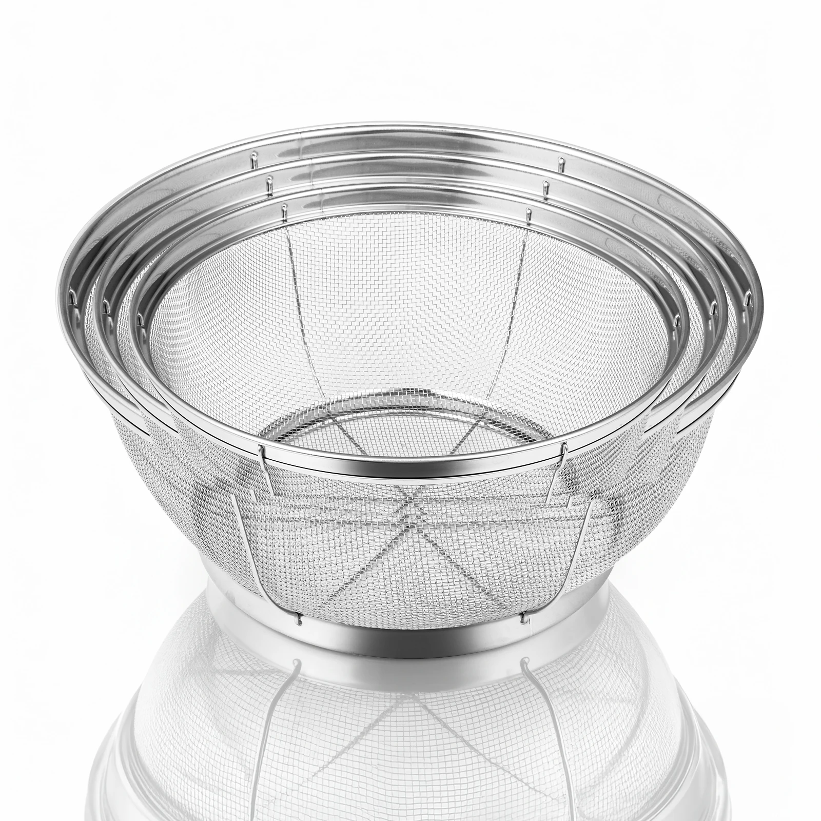 tastyWay stainless steel filter, rice washing and draining basket, rice bowl, rice sieve, filter, fruit and vegetable strainer
tastyWay stainless steel filter, rice washing and draining basket, rice bowl, rice sieve, filter, fruit and vegetable strainer