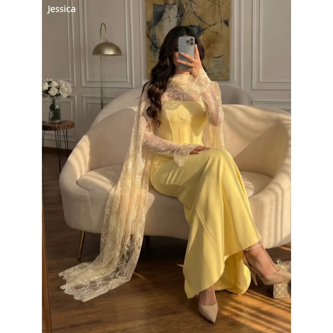 Вечерние платья для торжественных случаев от Jessica: Желтые тюлевые платья с вышивкой, А-силуэт, элегантные женские платья для вечеринок
Вечерние платья для торжественных случаев от Jessica: Желтые тюлевые платья с вышивкой, А-силуэт, элегантные женские платья для вечеринок