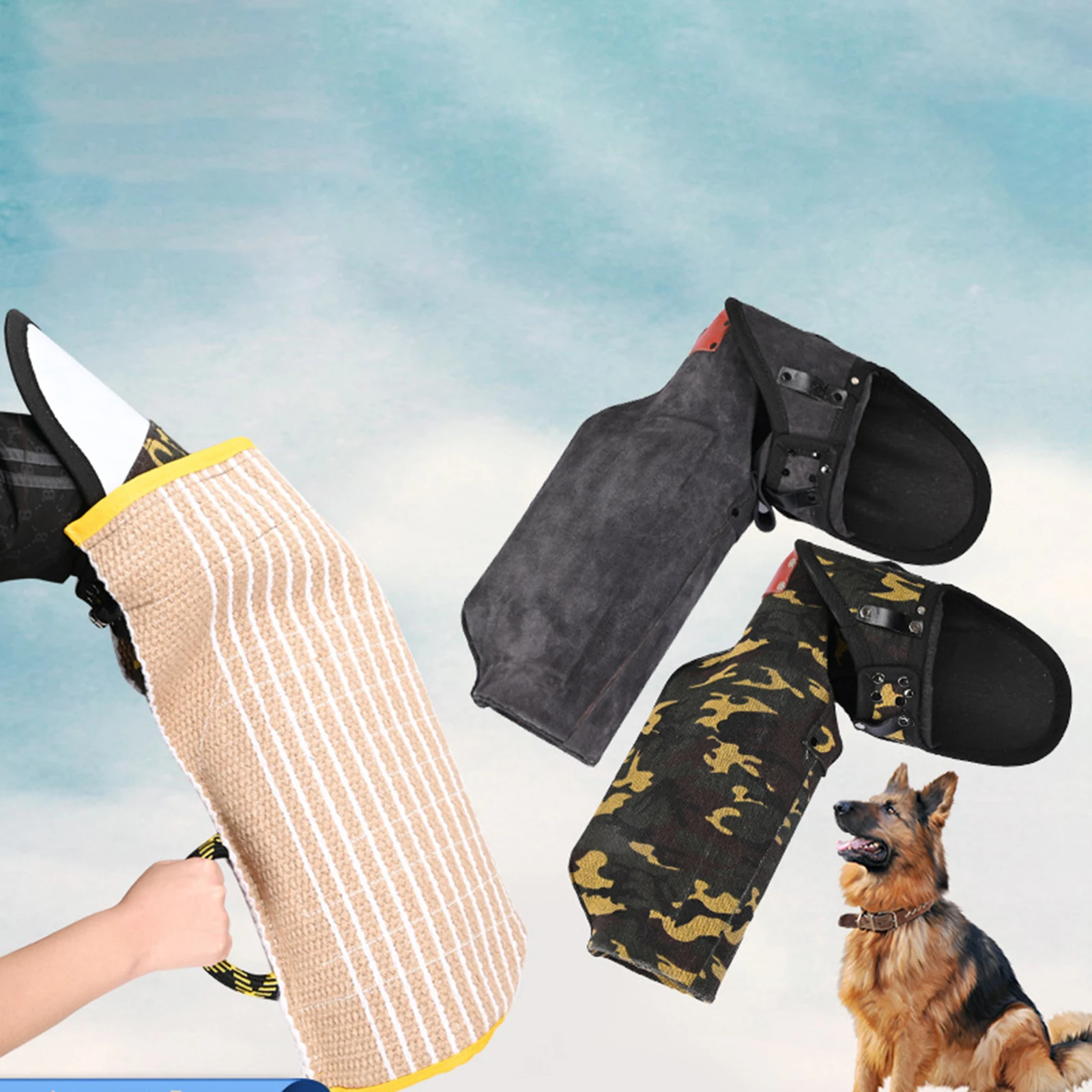 Dog Bite Sleeve Safe and Strong Arm Padded Biting Sleeve Lightweight Training Equipment for Canine Police Personal Trainers
Dog Bite Sleeve Safe and Strong Arm Padded Biting Sleeve Lightweight Training Equipment for Canine Police Personal Trainers