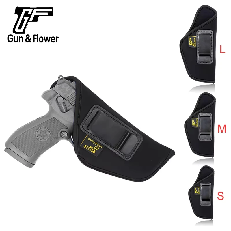 IWB Universal Neoprene Holster Carry Cases with Belt Clip Anti-Slip Soft Nylon Pouch Cover Airsoft Right Hand
IWB Universal Neoprene Holster Carry Cases with Belt Clip Anti-Slip Soft Nylon Pouch Cover Airsoft Right Hand