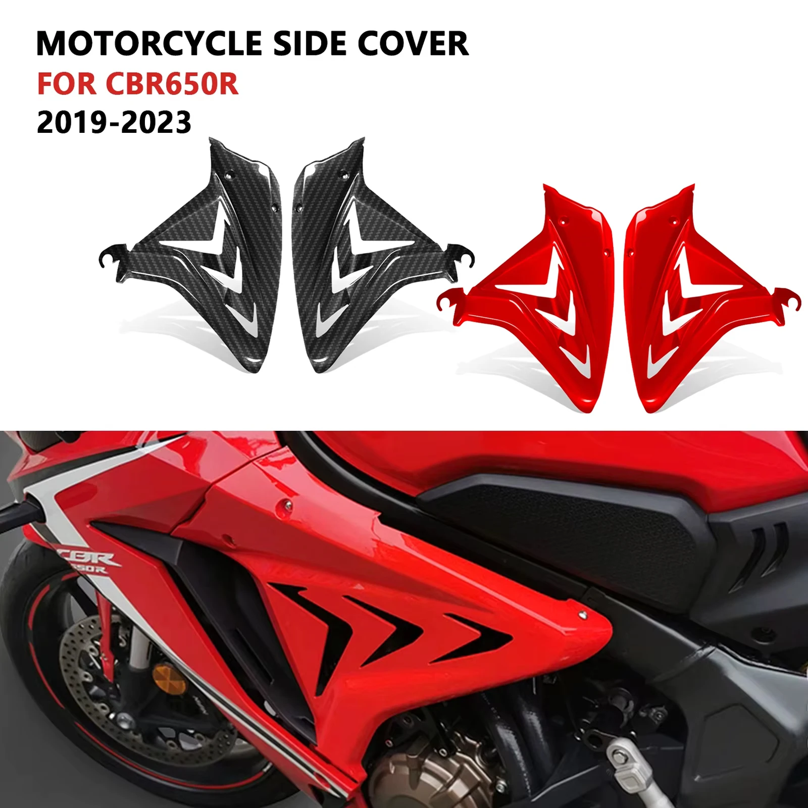 For CBR 650R 2019-2023 CBR650R 2023 CBR650 R Body Filling Injection Frame Spoilers Side Cowl Cover Panel Seat Side Fairing
For CBR 650R 2019-2023 CBR650R 2023 CBR650 R Body Filling Injection Frame Spoilers Side Cowl Cover Panel Seat Side Fairing