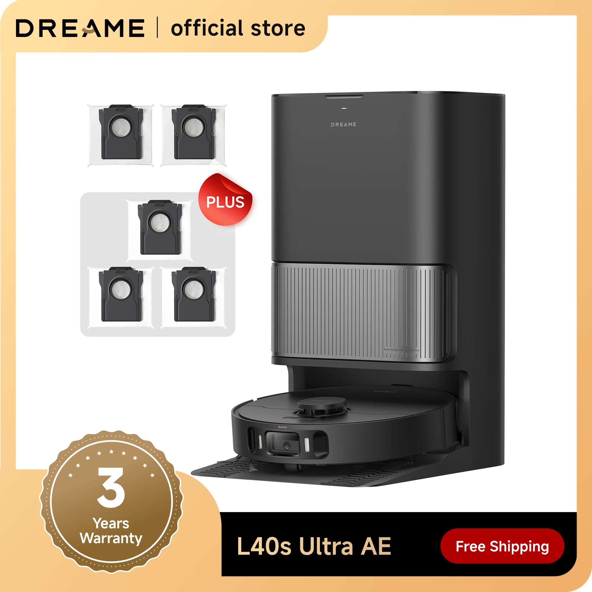 DREAME Robot Vacuum and Mop Combo, 19,000Pa Suction, Self Emptying Dust Box, Flexible Mop & 167℉ Self Cleaning Washboard, Diverse Brush Selection, All-in-One Station, Auto Refill
DREAME Robot Vacuum and Mop Combo, 19,000Pa Suction, Self Emptying Dust Box, Flexible Mop & 167℉ Self Cleaning Washboard, Diverse Brush Selection, All-in-One Station, Auto Refill
