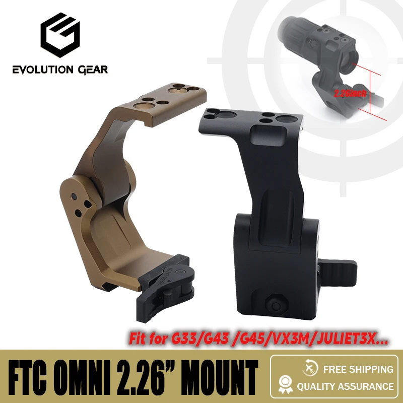 NEW FAST OMNI FTC QD 2.26 Mount Universal Magnifier Mount For G33 G43 G45 V3XM V6XM VMX-3T Magnifier
NEW FAST OMNI FTC QD 2.26 Mount Universal Magnifier Mount For G33 G43 G45 V3XM V6XM VMX-3T Magnifier