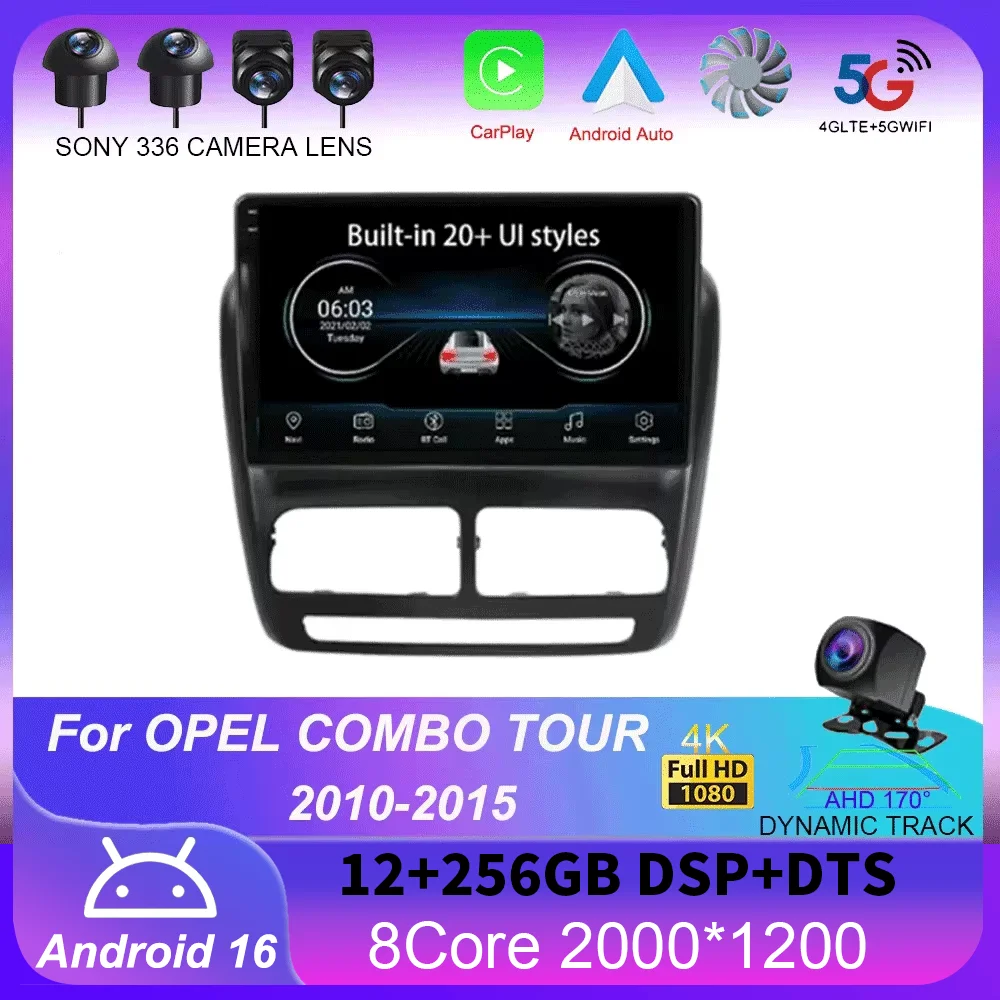 For FIAT DOBLO For OPEL COMBO TOUR 2010 - 2015 Android 16 Car Radio GPS Navigation QLED Carplay Auto Multimedia Stereo Player BT
For FIAT DOBLO For OPEL COMBO TOUR 2010 - 2015 Android 16 Car Radio GPS Navigation QLED Carplay Auto Multimedia Stereo Player BT