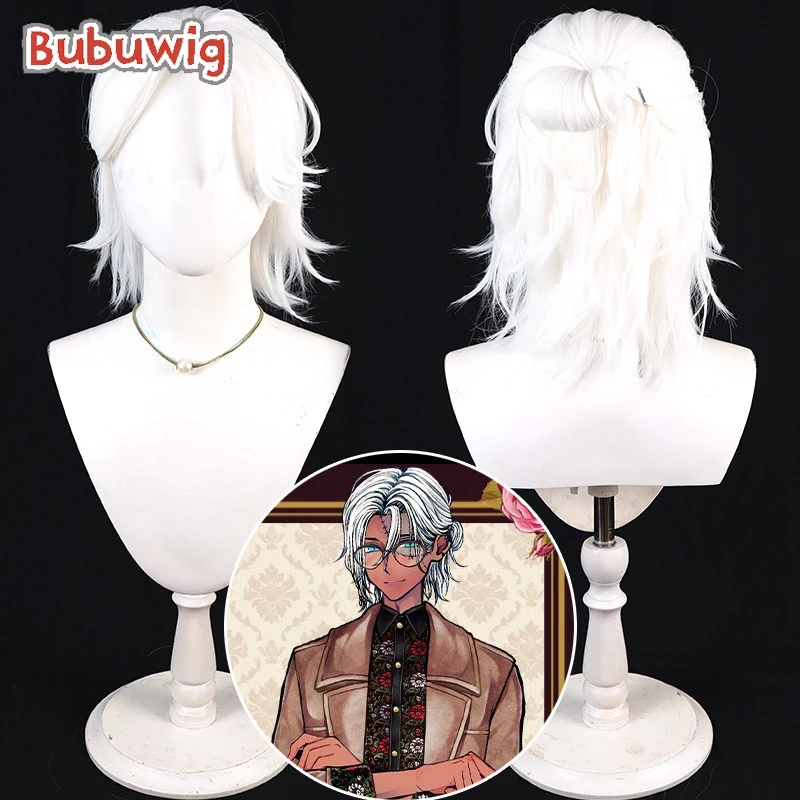 Bubuwig Synthetic Hair Miyaji Oldia Cosplay Wigs Devil Butler with Black Cat English Miyaji Oldia Long White Wig Heat Resistant
Bubuwig Synthetic Hair Miyaji Oldia Cosplay Wigs Devil Butler with Black Cat English Miyaji Oldia Long White Wig Heat Resistant