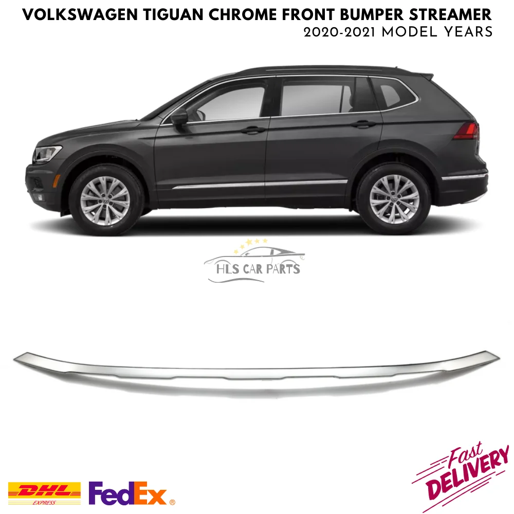 Volkswagen Tiguan Chrome Front Bumper Streamer 2020-2021 Model Years Chrome Car Accessories Free Shipping
Volkswagen Tiguan Chrome Front Bumper Streamer 2020-2021 Model Years Chrome Car Accessories Free Shipping