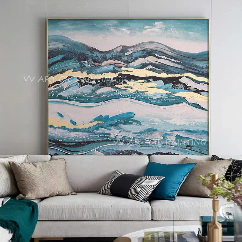 Navy ocean seaside blue texture slice images living room manual canvas oil painting art poster bedroom adornment
Navy ocean seaside blue texture slice images living room manual canvas oil painting art poster bedroom adornment