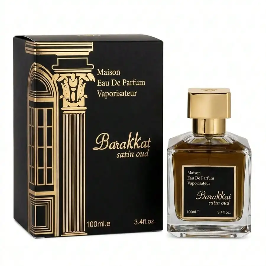 Maison Barakkat Satin Oud Eau De Parfum 100ml - Luxury Long Lasting Oud Rose Fragrance For Women Men, Oriental Woody Unisex Perf
Maison Barakkat Satin Oud Eau De Parfum 100ml - Luxury Long Lasting Oud Rose Fragrance For Women Men, Oriental Woody Unisex Perf