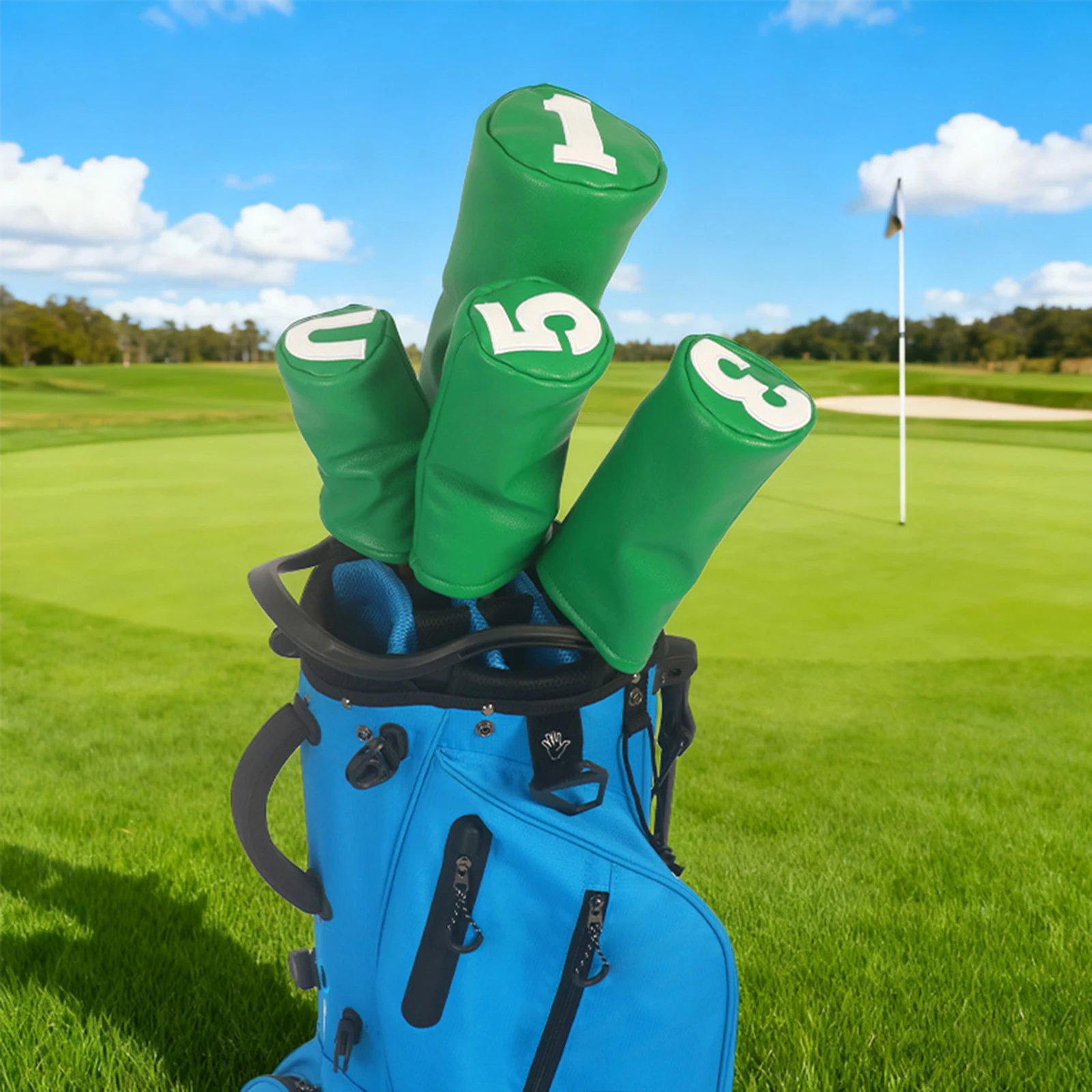 1/4 Pcs Premium PU Leather Golf Club Covers for Woods Anti-Scratch Fits 1 3 5 UT Club Head Size Waterproof Pole Sleeve Protector
1/4 Pcs Premium PU Leather Golf Club Covers for Woods Anti-Scratch Fits 1 3 5 UT Club Head Size Waterproof Pole Sleeve Protector