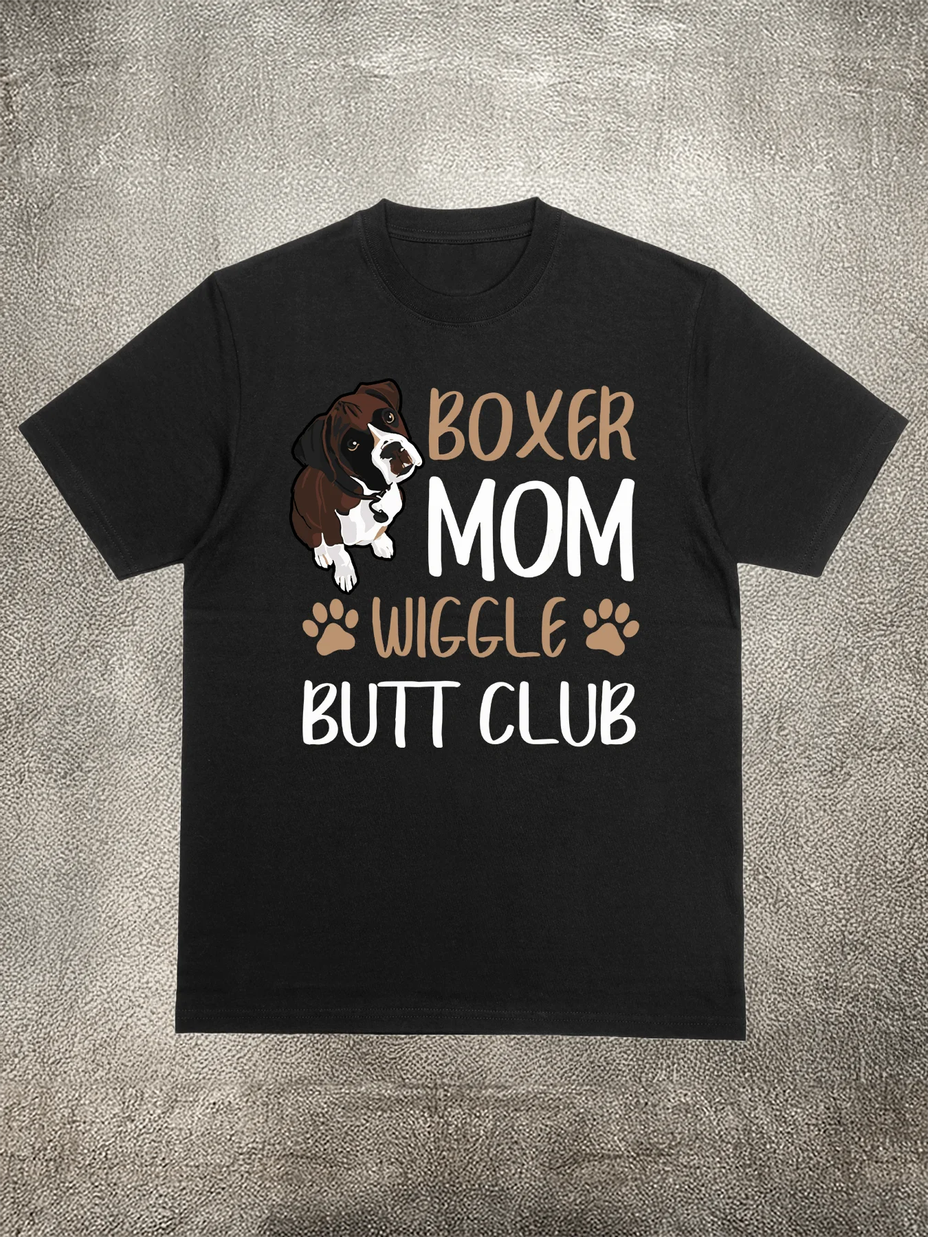 200g Cotton Men's T - Shirt, Boxer "Mom Wiggle Butt Club" Pattern, Heat - Transfer Printed, for Daily Casual Wear
200g Cotton Men's T - Shirt, Boxer "Mom Wiggle Butt Club" Pattern, Heat - Transfer Printed, for Daily Casual Wear