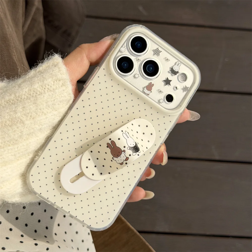 New Cute Korean Checkered Rabbit Leather Case for iPhone 17 Promax 14, 15, 16 Pro Max Luxury Protective Cover
New Cute Korean Checkered Rabbit Leather Case for iPhone 17 Promax 14, 15, 16 Pro Max Luxury Protective Cover