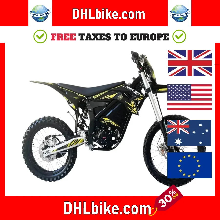 High Performance 72V 20000W Longest Range Mtb Electra Bikes Electric Dirt Motocross and OEM Road Adult Electric Bikes Ebike
High Performance 72V 20000W Longest Range Mtb Electra Bikes Electric Dirt Motocross and OEM Road Adult Electric Bikes Ebike