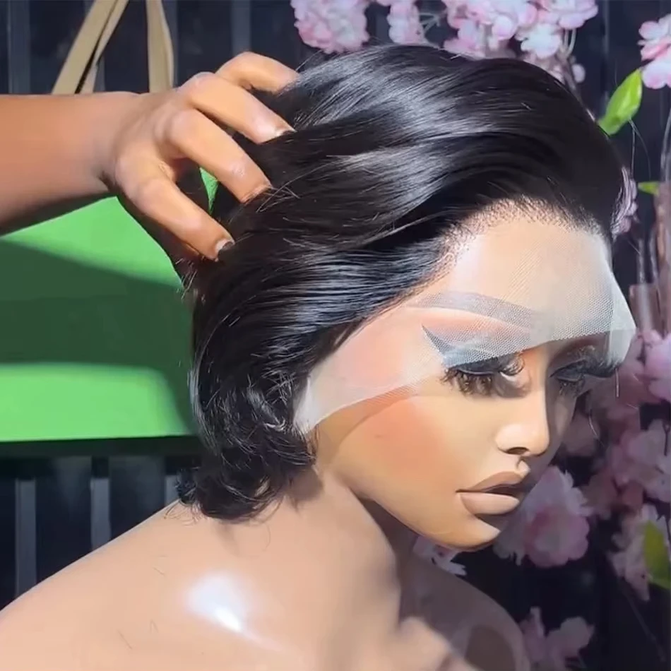 Pixie Cut Wig Human Hair 13x4 Lace Front Wigs Short Pixie Cut Human Hair Wigs Pre Plucked Short Straight Bob Wigs 150% Density
Pixie Cut Wig Human Hair 13x4 Lace Front Wigs Short Pixie Cut Human Hair Wigs Pre Plucked Short Straight Bob Wigs 150% Density
