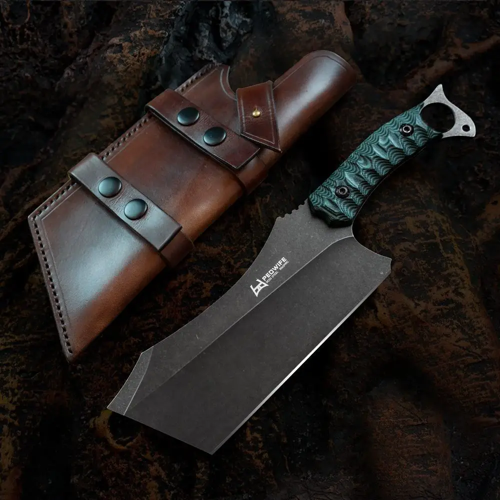 FZIZUO Cleaver Knife DC53 Steel G10 Anti-Slip Handle Kitchen Meat Bone Chopping Knife with Gift Box
FZIZUO Cleaver Knife DC53 Steel G10 Anti-Slip Handle Kitchen Meat Bone Chopping Knife with Gift Box