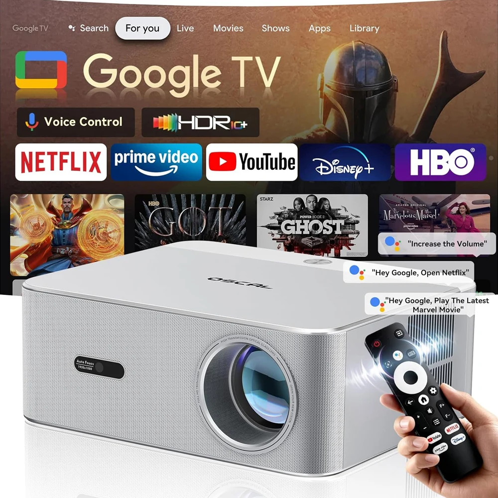 Проектор OSCAL PV800 Pro 4K с Wi-Fi 6 / Bluetooth, умный кинопроектор с автофокусом, совместимый с телефоном и ПК
Проектор OSCAL PV800 Pro 4K с Wi-Fi 6 / Bluetooth, умный кинопроектор с автофокусом, совместимый с телефоном и ПК