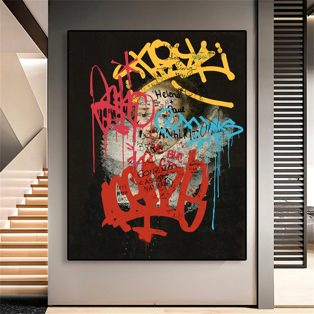 Pop Street Wall Art Picture Be Brave Graffiti Art Posters Vintage Portrait Prints on The Wall Canvas Painting Home Decoration
Pop Street Wall Art Picture Be Brave Graffiti Art Posters Vintage Portrait Prints on The Wall Canvas Painting Home Decoration