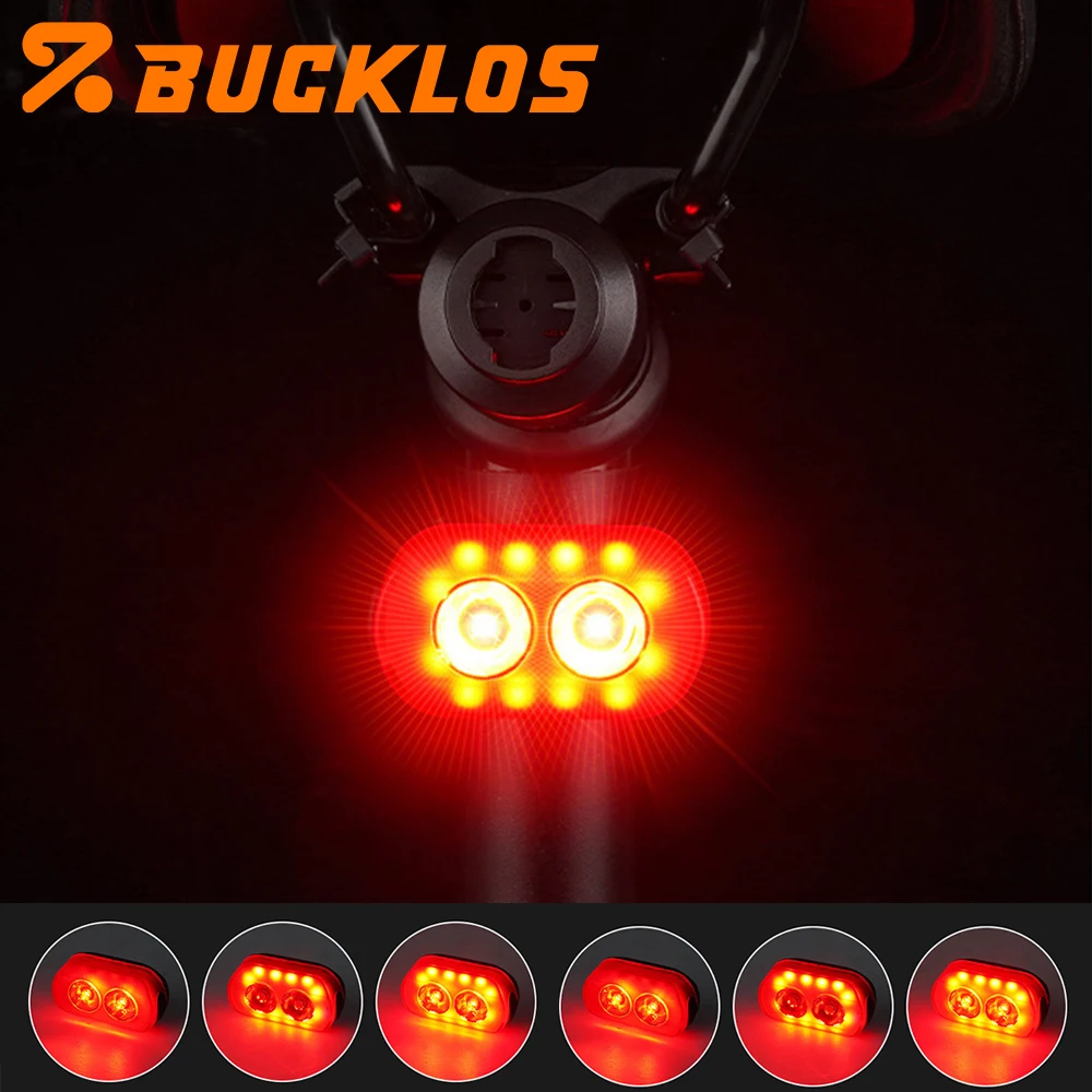 BUCKLOS Bicycle Taillights High Bright Bicycle Rear Light Waterproof Bike Tail Lights Night Riding Warning Lamp Mini Bike Lamp
BUCKLOS Bicycle Taillights High Bright Bicycle Rear Light Waterproof Bike Tail Lights Night Riding Warning Lamp Mini Bike Lamp
