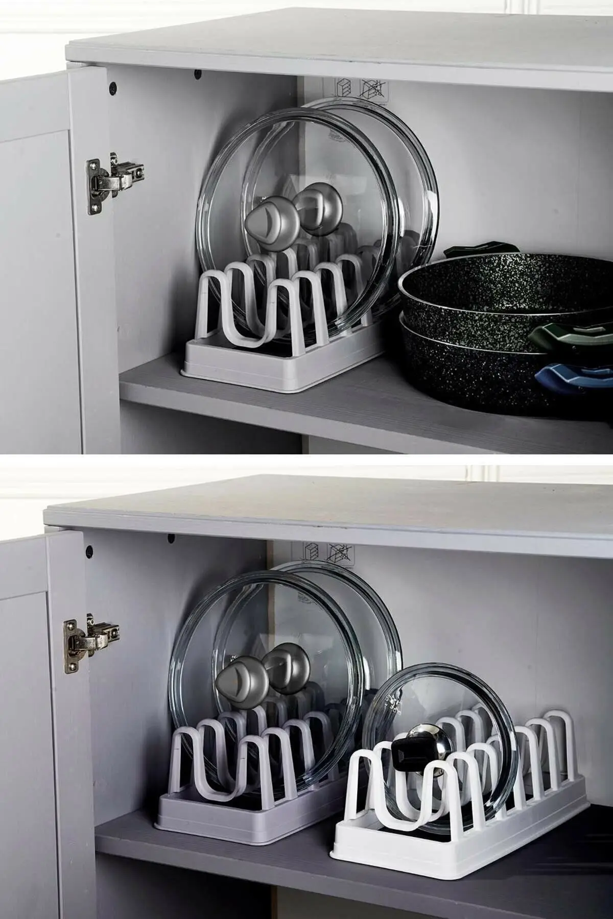 Kitchen Organizer Pot Lid Rack Stainless Steel Spoon Holder Pot Lid Shelf Cooking Dish Rack Pan Cover Stand Kitchen Accessories
Kitchen Organizer Pot Lid Rack Stainless Steel Spoon Holder Pot Lid Shelf Cooking Dish Rack Pan Cover Stand Kitchen Accessories