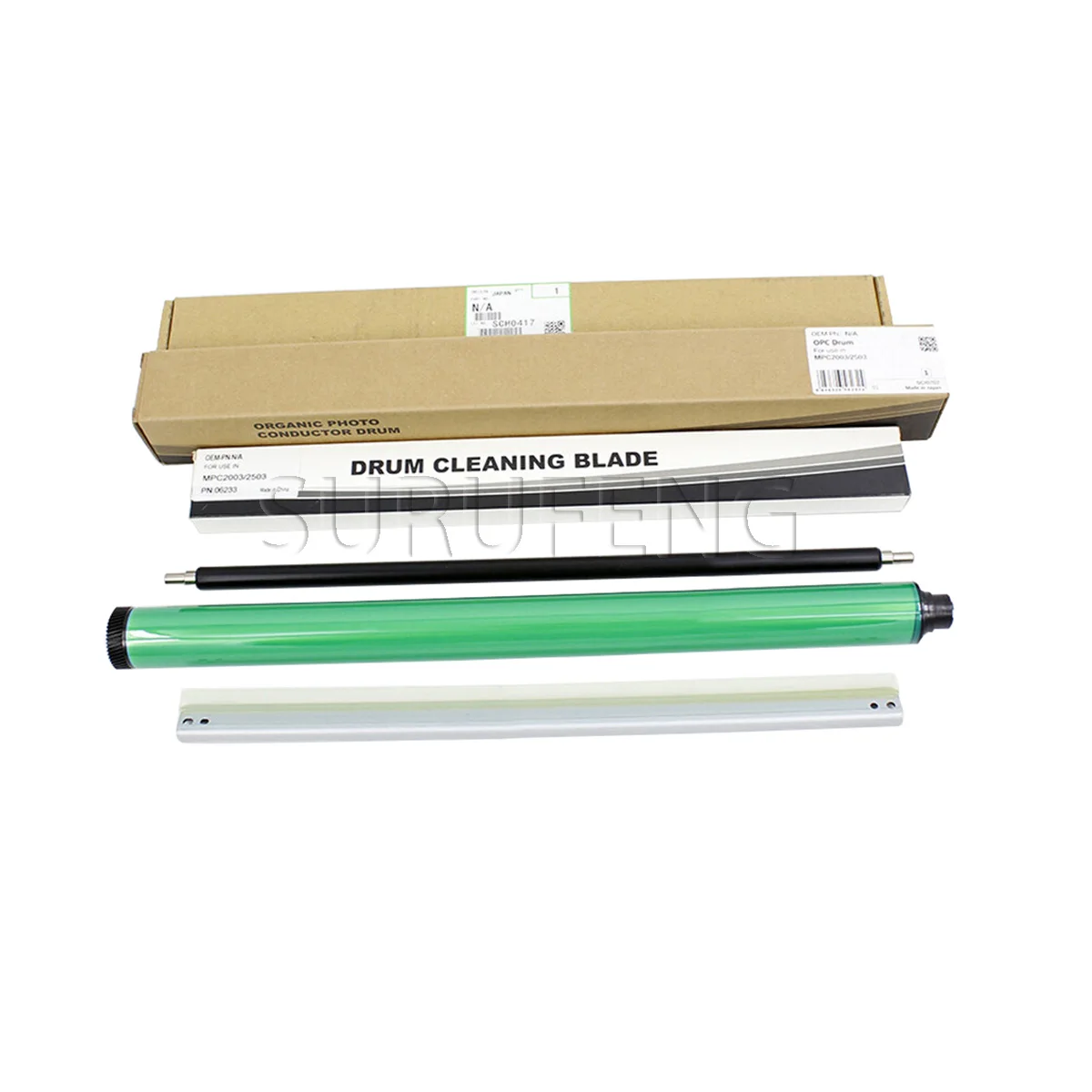 for CET Drum Unit Rebuild Kit for Ricoh MP C2011 C2003 C2503 C2004 C2504 OPC DRUM+Cleaning Blade+Charge Roller
for CET Drum Unit Rebuild Kit for Ricoh MP C2011 C2003 C2503 C2004 C2504 OPC DRUM+Cleaning Blade+Charge Roller