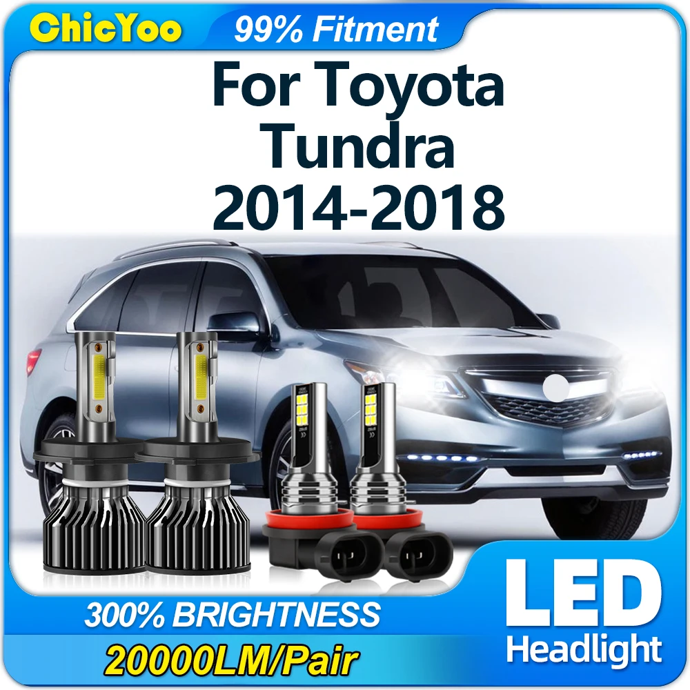 LED Car Headlights 40000LM High Low Beam Auto Headlamps 6000K White 12V Fog Lamps For Toyota Tundra 2014 2015 2016 2017 2018
LED Car Headlights 40000LM High Low Beam Auto Headlamps 6000K White 12V Fog Lamps For Toyota Tundra 2014 2015 2016 2017 2018